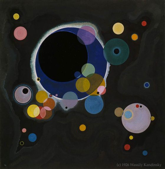 Several Circles by Wassily Kandinsky