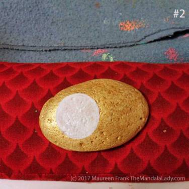 Remarkable: 02 - paint white base for mandala