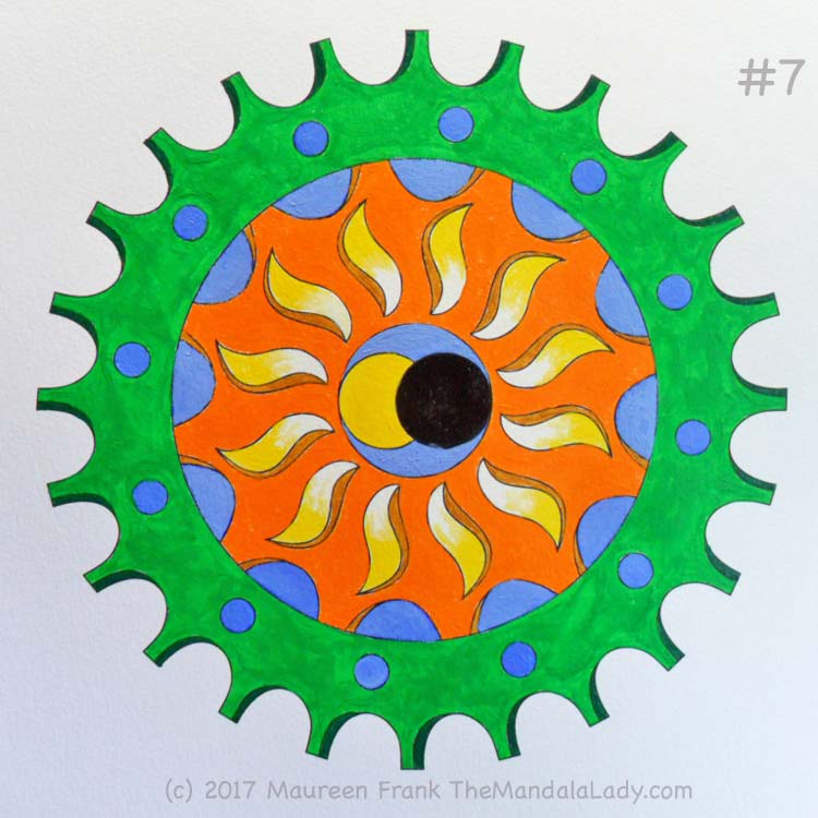 The Eclipse Version 2: 7 - paint the green outer gear wheel