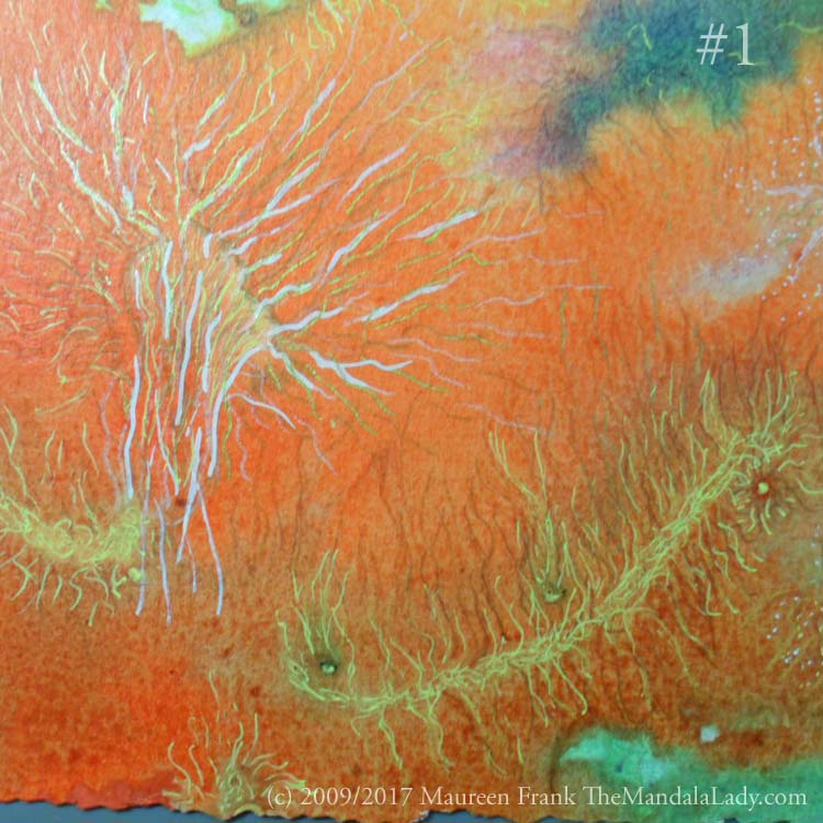 Neural Pathways - The Mandala Lady - happenings art - abstract