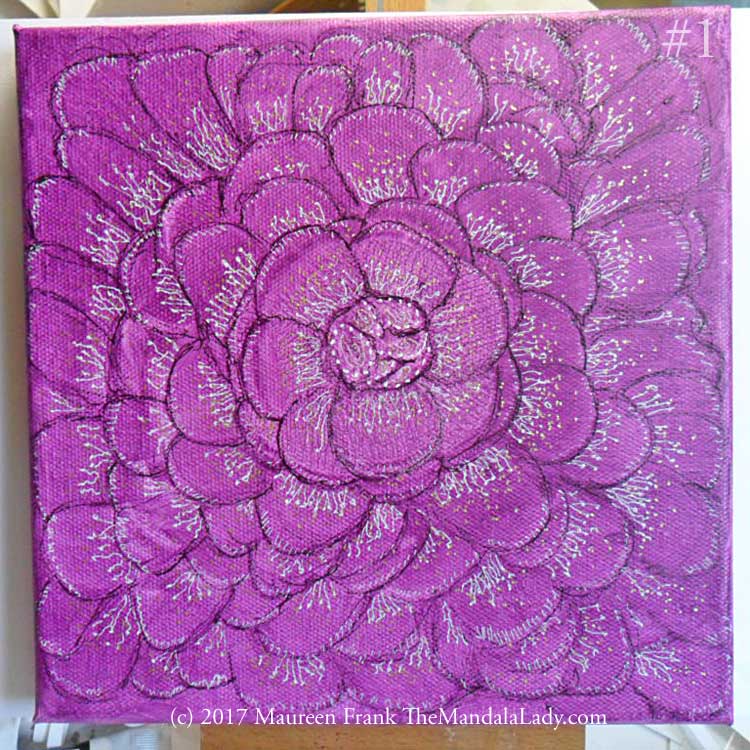 Fuchsia Mandala - Pink Purple Magenta - The Mandala Lady